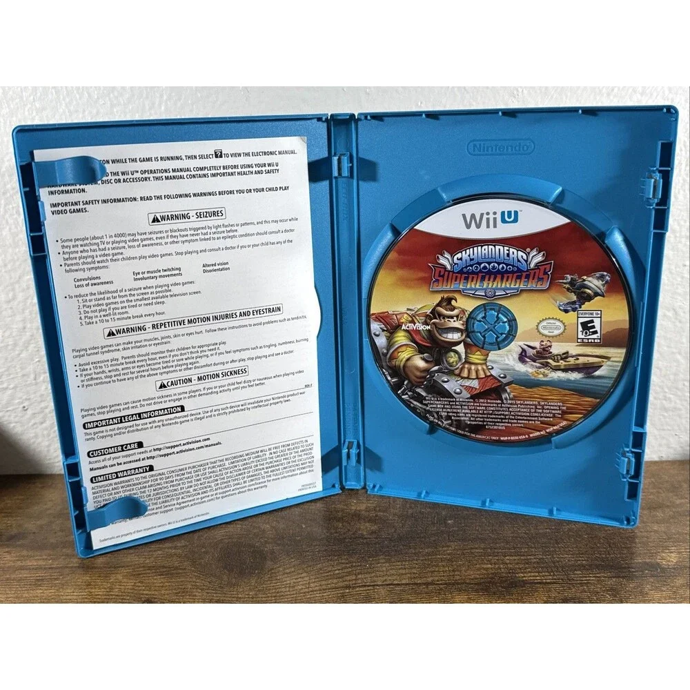 Skylanders Superchargers Wii U standalone GAME DISC ONLY no figures or portal